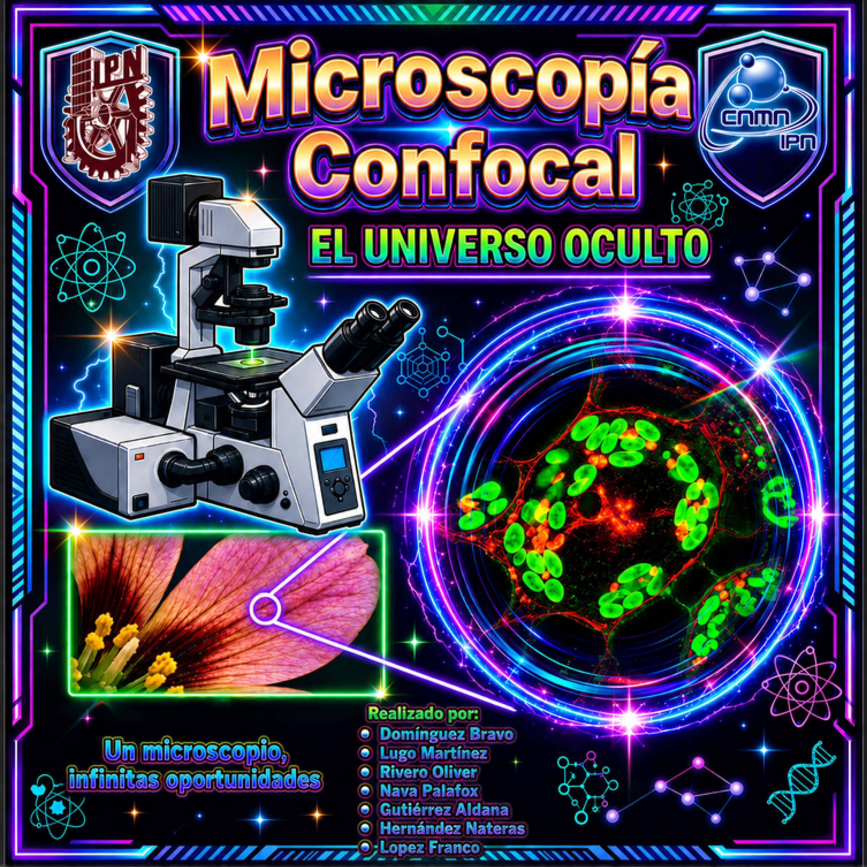 Infografía Microscopía Confocal